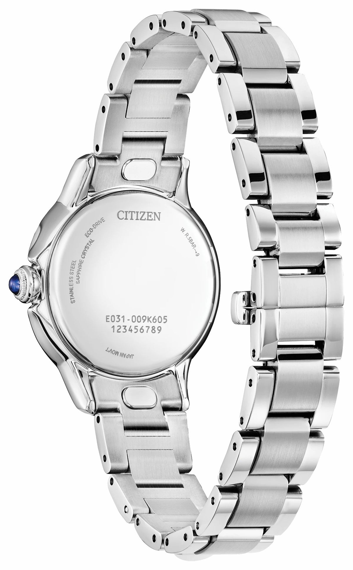 Citizen Citizen L Ceci Black Dial Stainless Steel Bracelet EM1160-58E