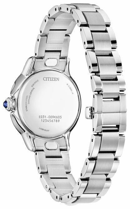 Citizen Citizen L Ceci Black Dial Stainless Steel Bracelet EM1160-58E