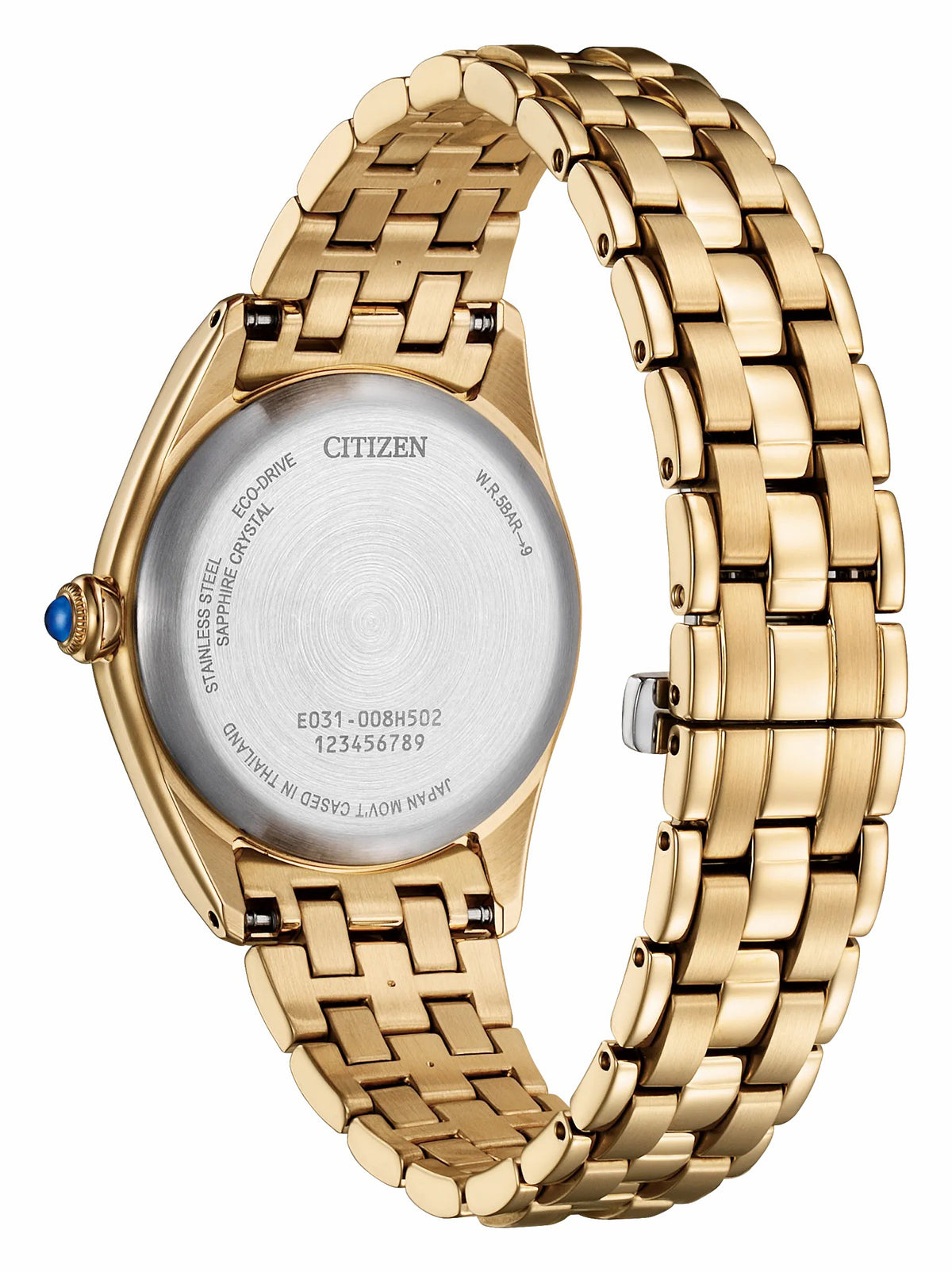 Citizen Citizen L Classic Brown Dial Stainless Steel Bracelet EM1143-81Z