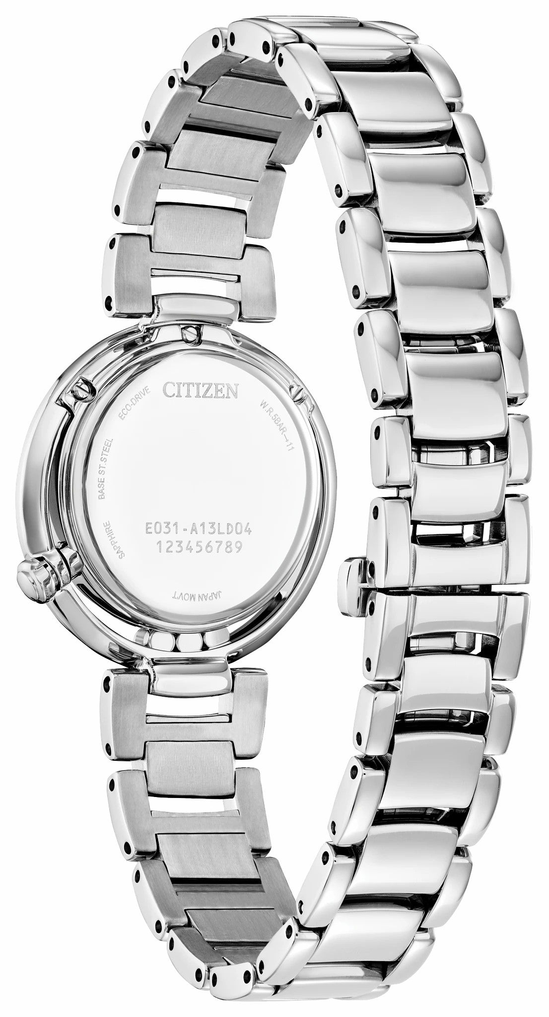 Citizen Citizen L Arcly Blue Dial Stainless Steel Bracelet EM1110-56N