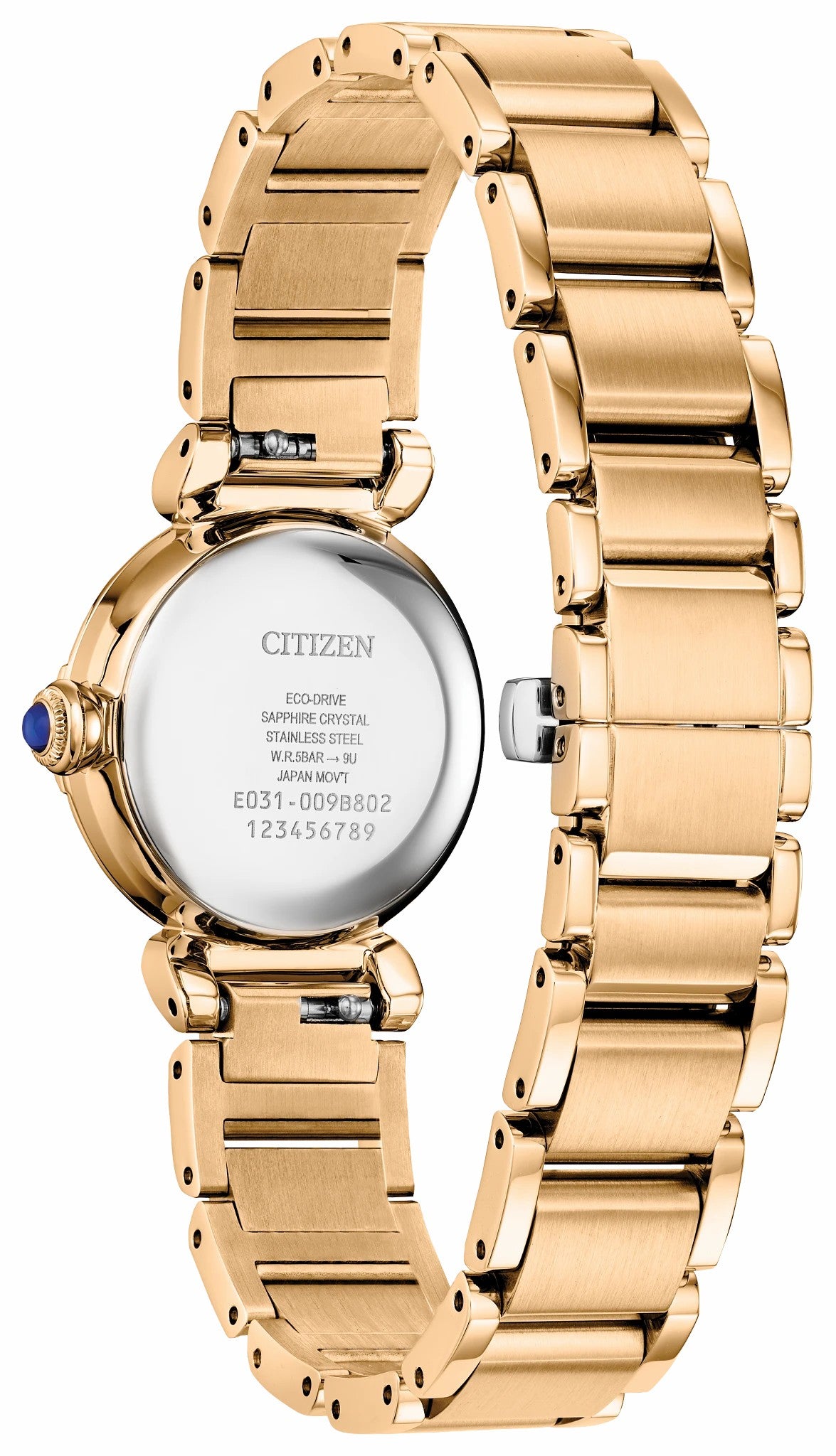 Citizen Citizen L Mae Green Dial Stainless Steel Bracelet EM1123-62X