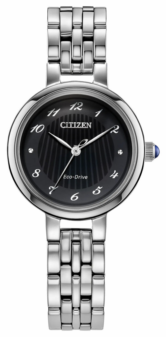 Citizen Citizen L Classic Black Dial Stainless Steel Bracelet EM0990-81E