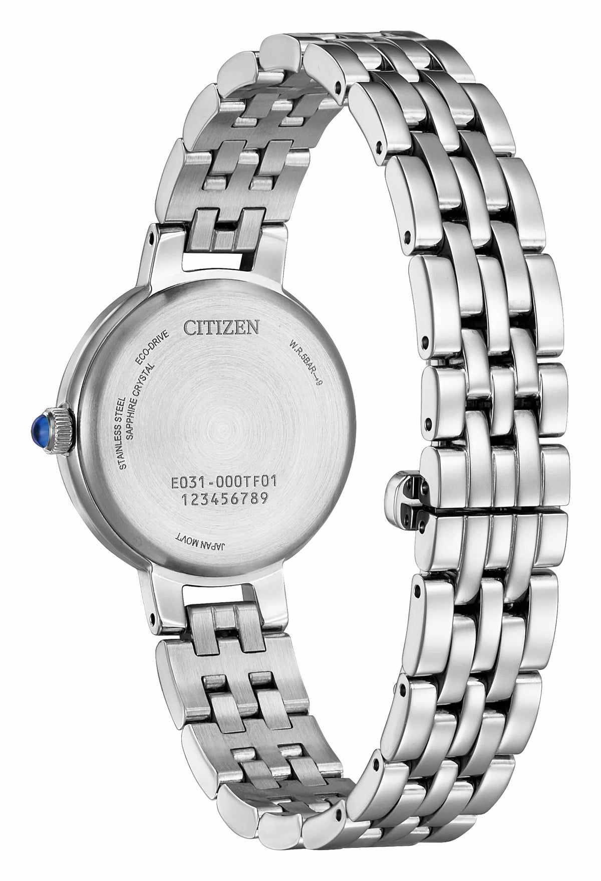 Citizen Citizen L Classic Black Dial Stainless Steel Bracelet EM0990-81E