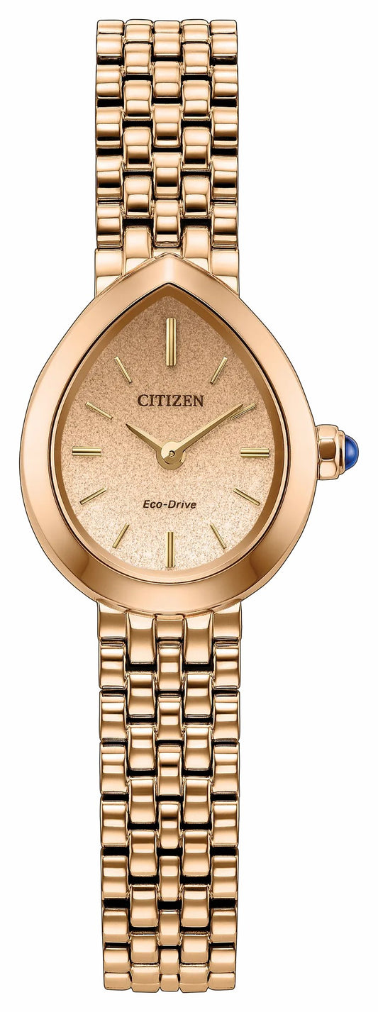 Citizen Citizen L Rainell Rose Gold-Tone Dial Stainless Steel Bracelet EX1553-56X