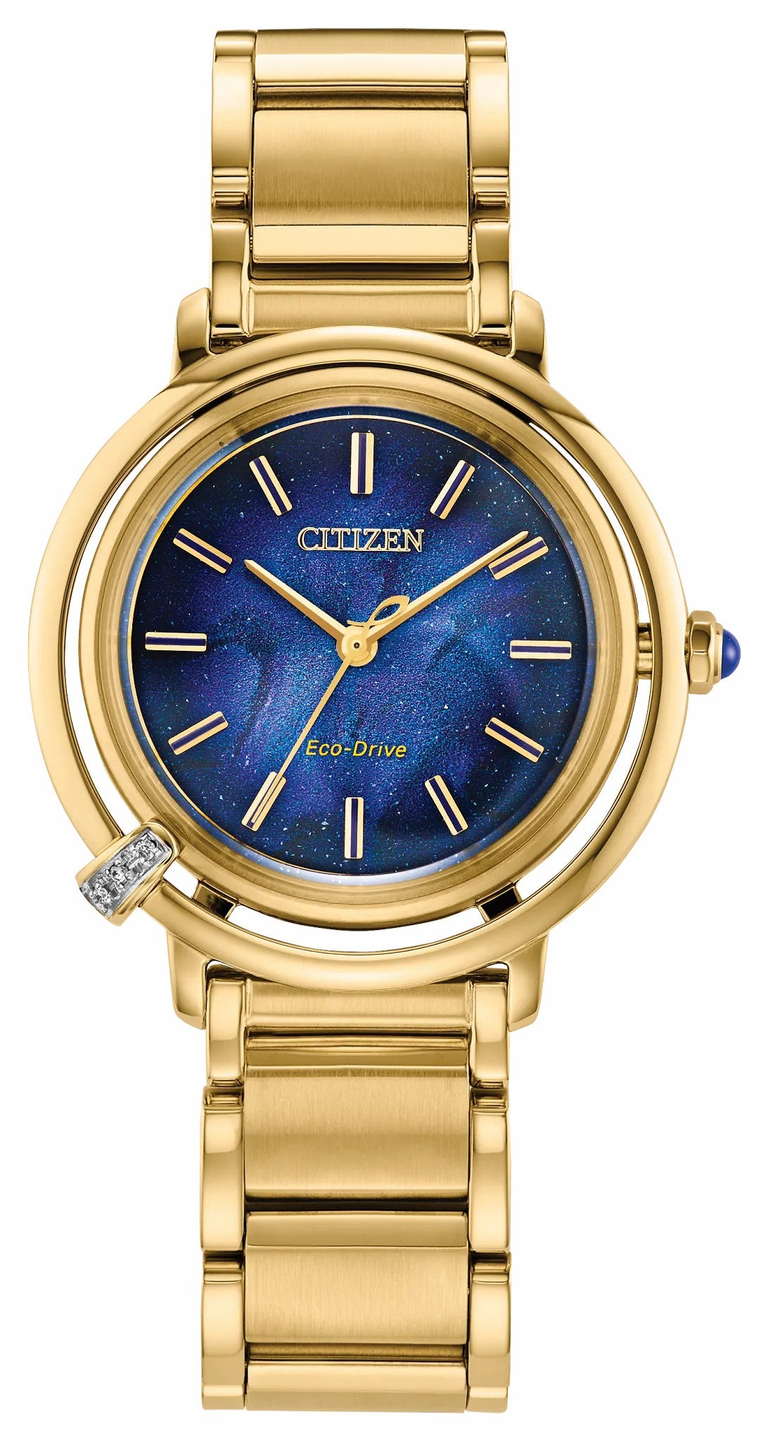 Citizen Citizen L Arcly Blue Dial Stainless Steel Bracelet EM1099-57L
