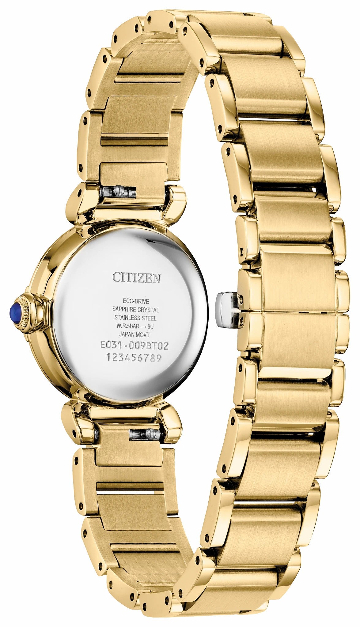 Citizen Citizen L Mae Black Dial Stainless Steel Bracelet EM1132-88H