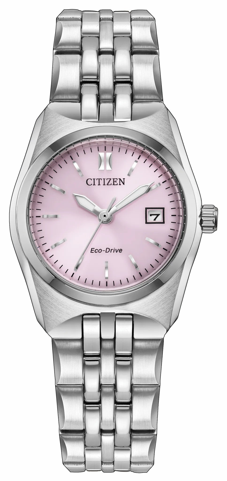 Citizen Corso Pink Dial Stainless Steel Bracelet EW2291-51X
