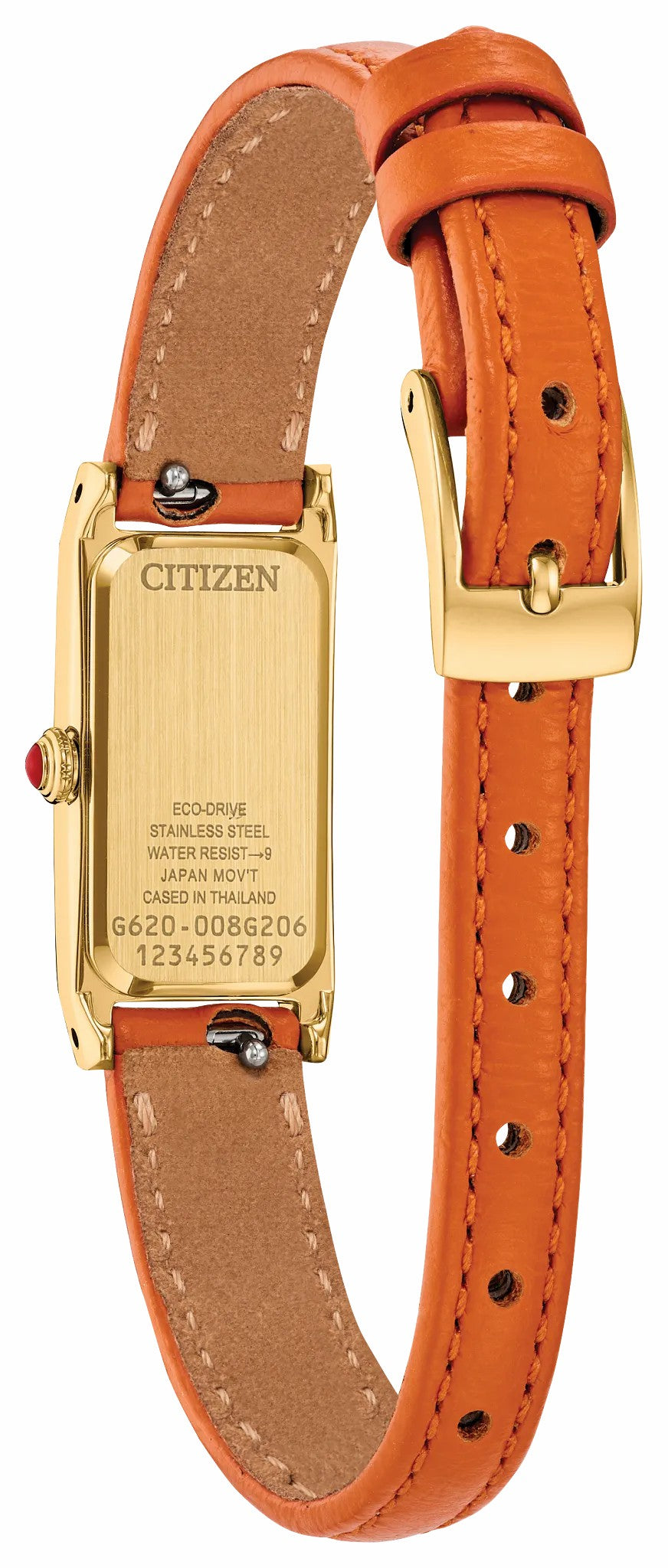 Citizen Fio White Dial Leather Strap EG7122-04A