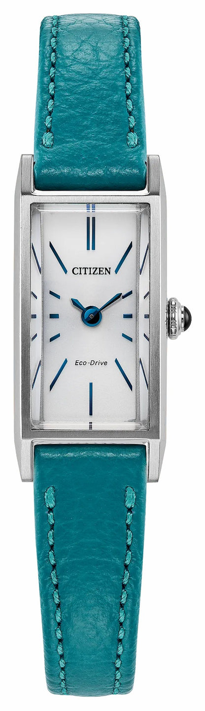 Citizen Fio White Dial Leather Strap EG7120-00A