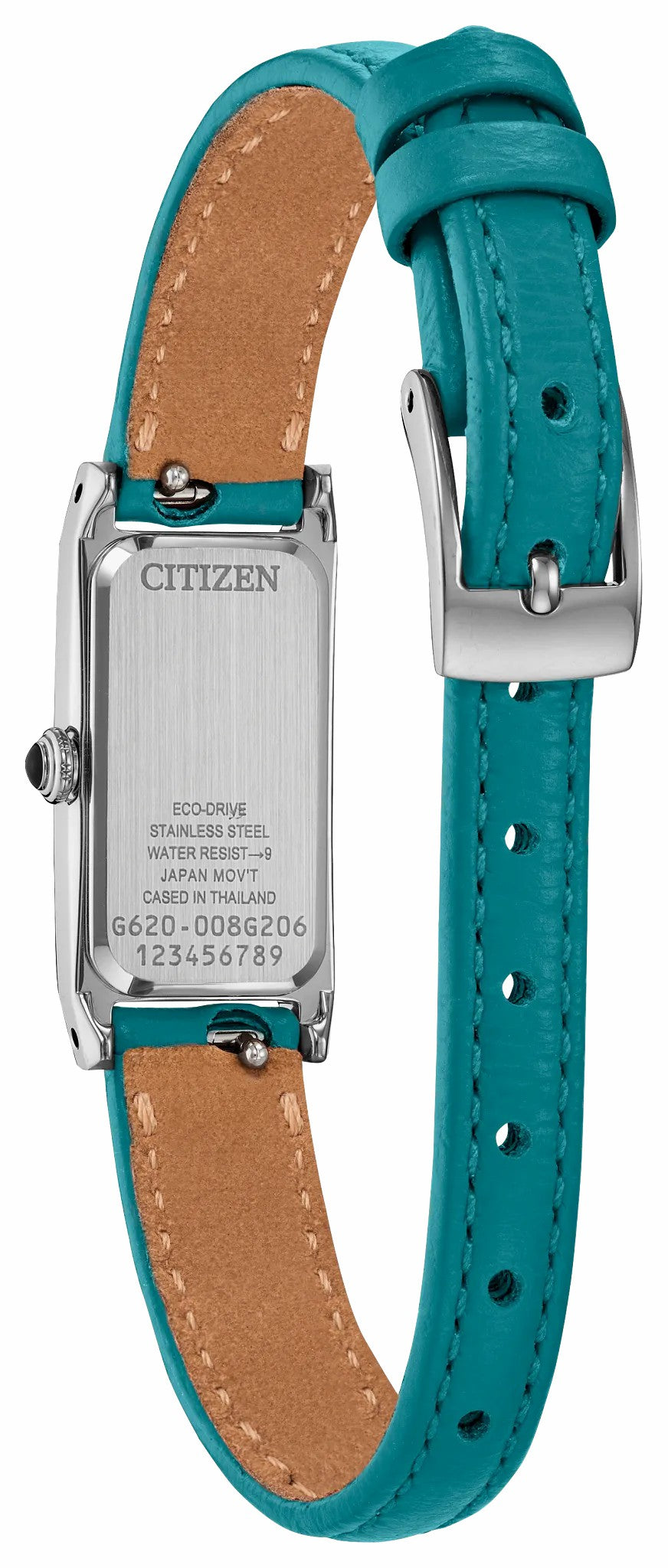 Citizen Fio White Dial Leather Strap EG7120-00A