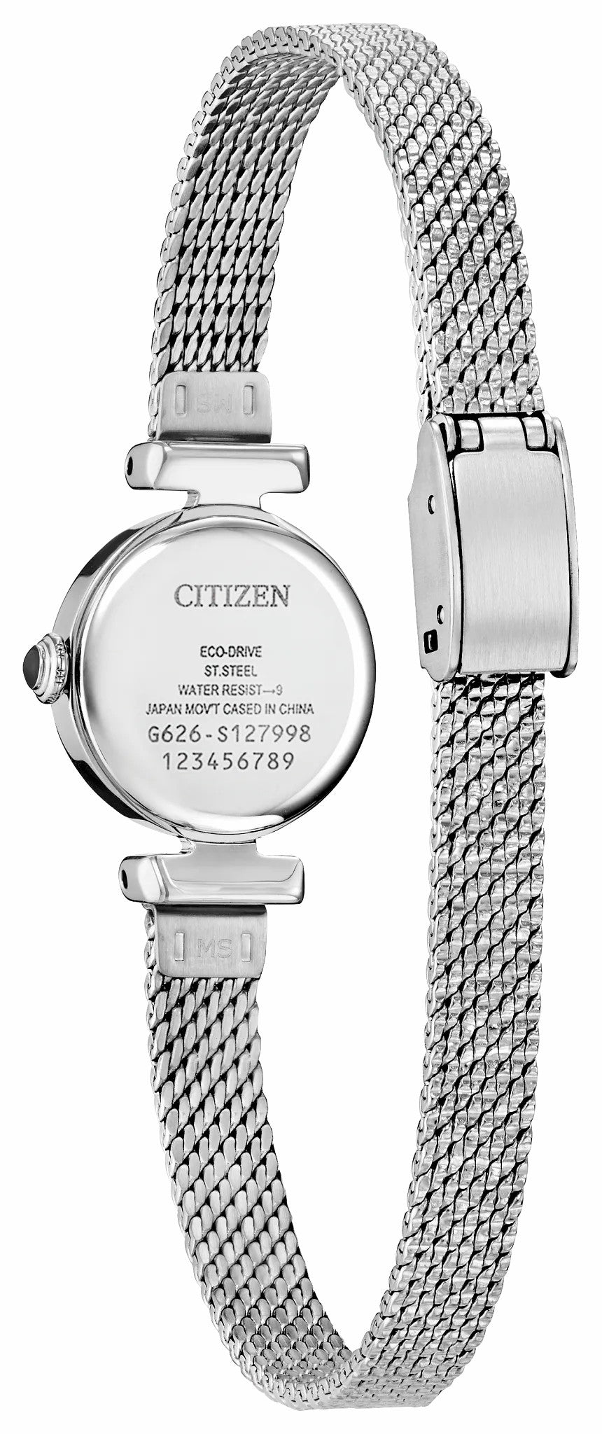 Citizen Fio Light Blue Dial Stainless Steel Bracelet EG7081-51L