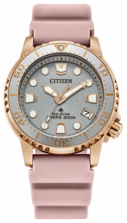 Citizen Promaster Dive Silver-Tone Dial Polyurethane Strap EO2023-00A