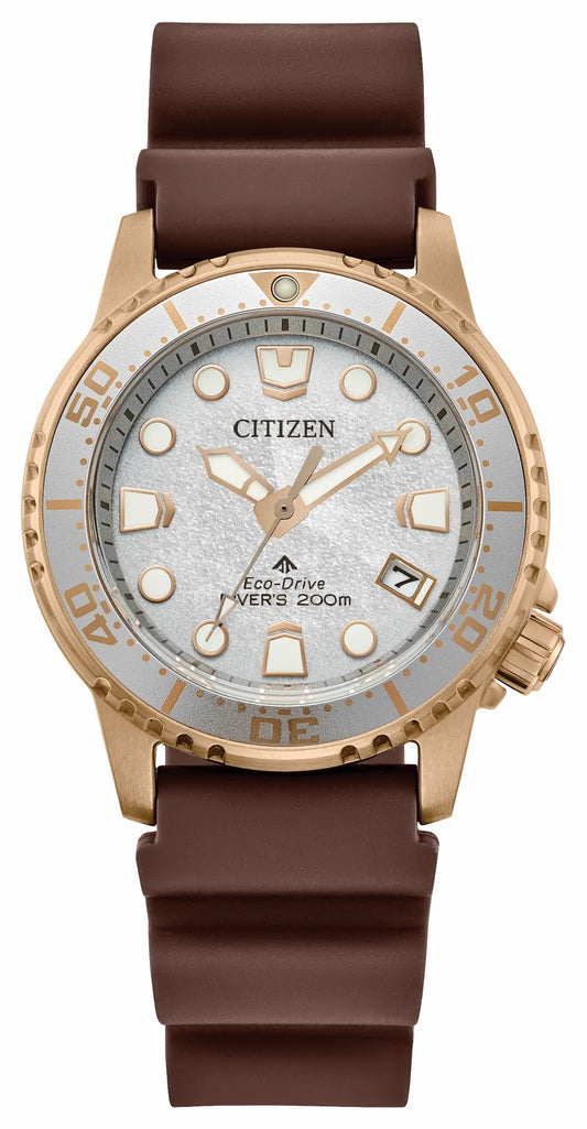 Citizen Promaster Dive Silver-Tone Dial Polyurethane Strap EO2022-02A