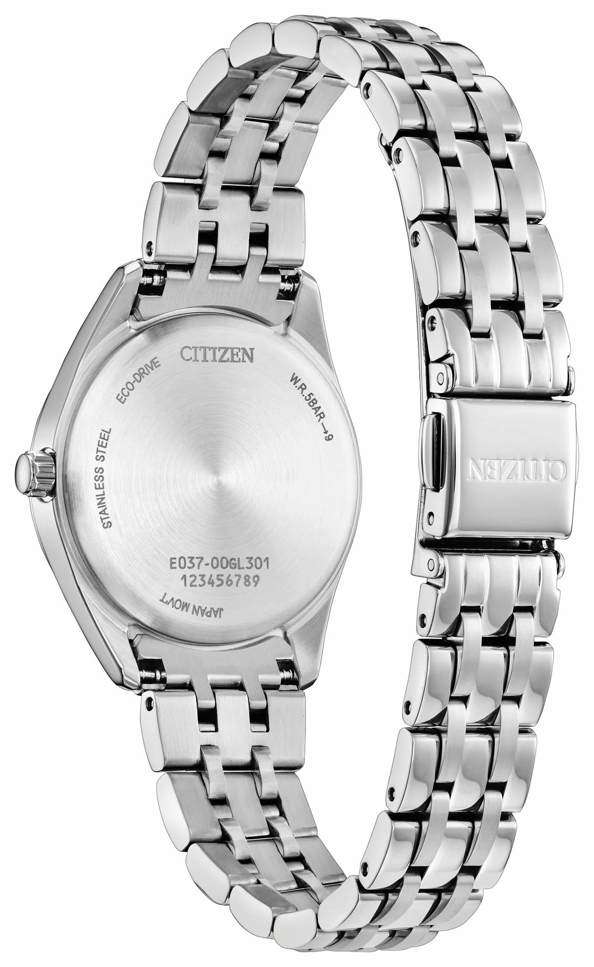 Citizen Peyten Purple Dial Stainless Steel Bracelet EM1230-54X
