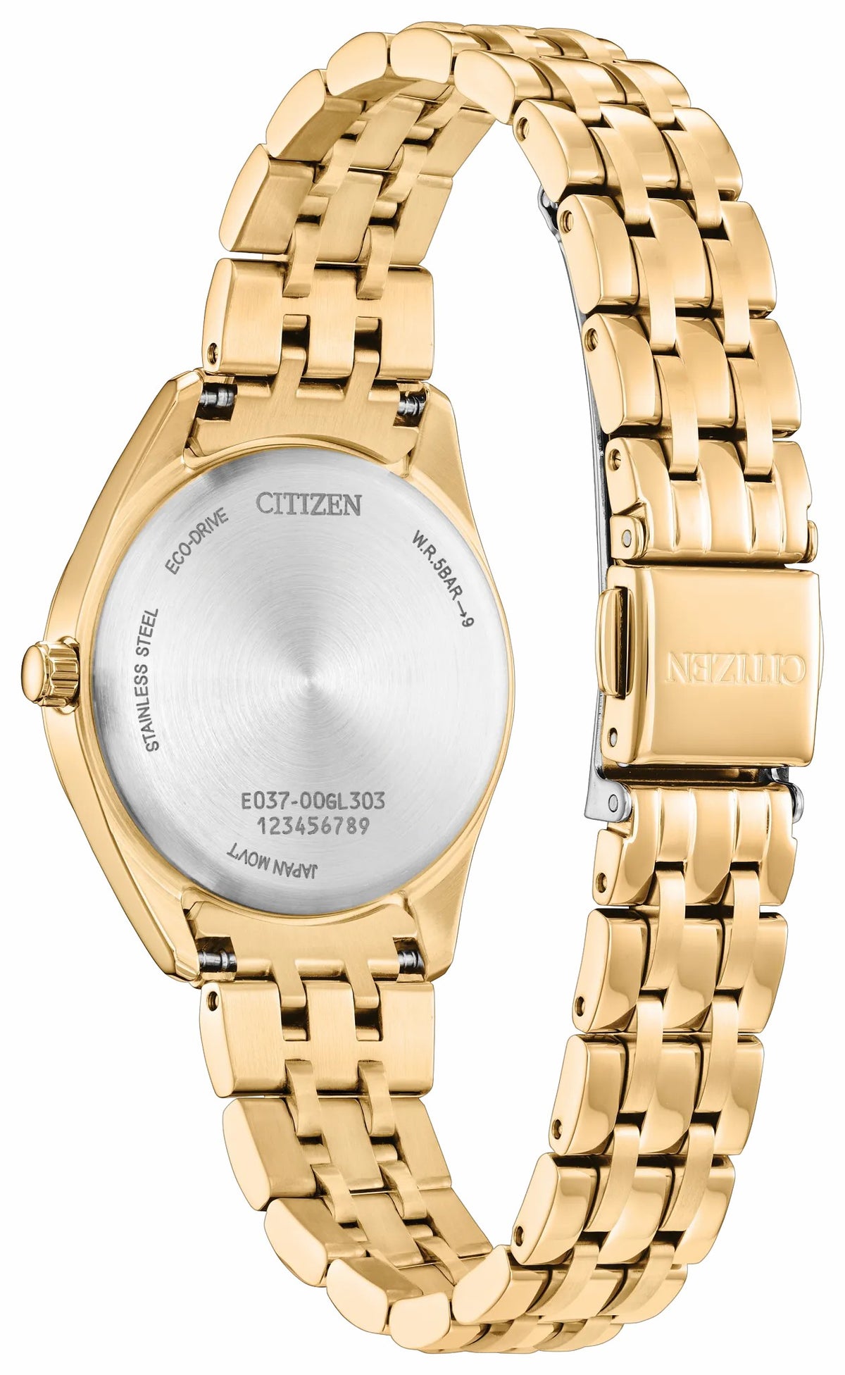 Citizen Peyten White Dial Stainless Steel Bracelet EM1232-59D