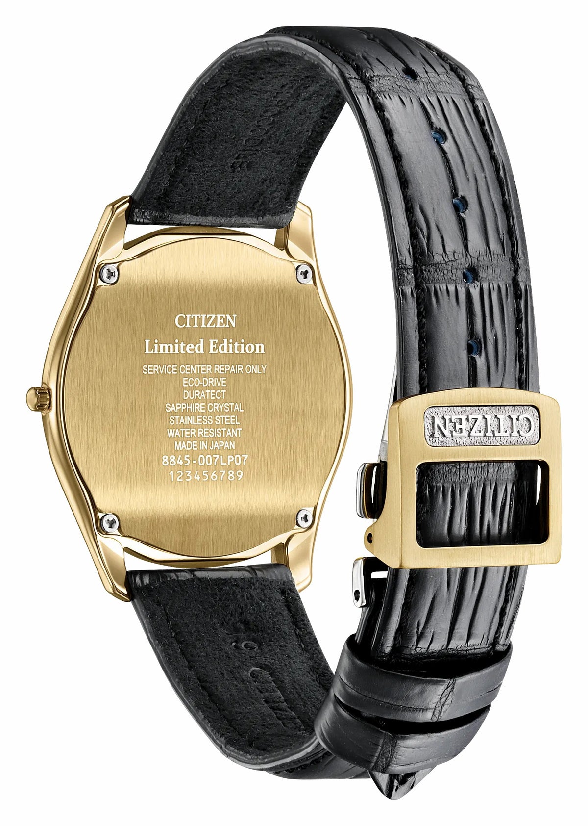 Citizen Eco-Drive One Blue Dial Crocodile Strap AQ5022-02L