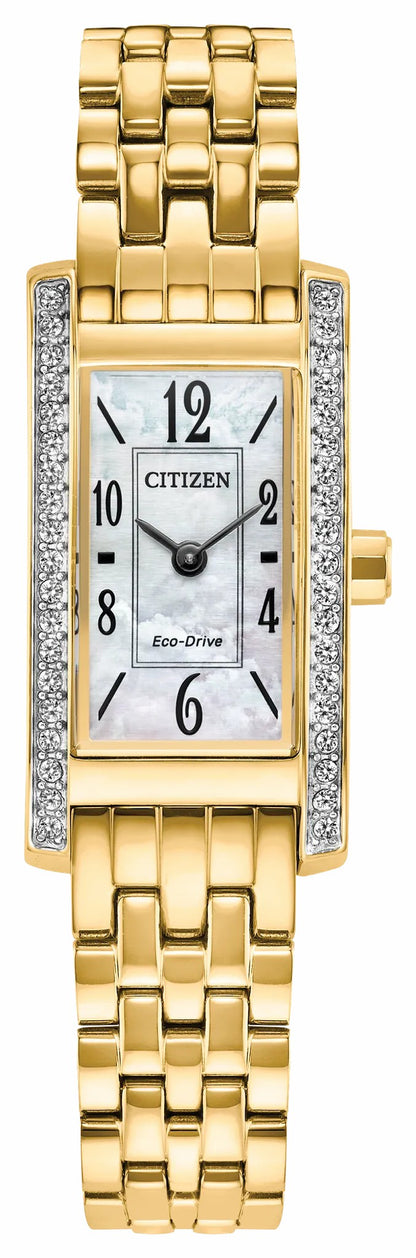 Citizen Petite Palidoro White Dial Stainless Steel Bracelet EG7112-59D