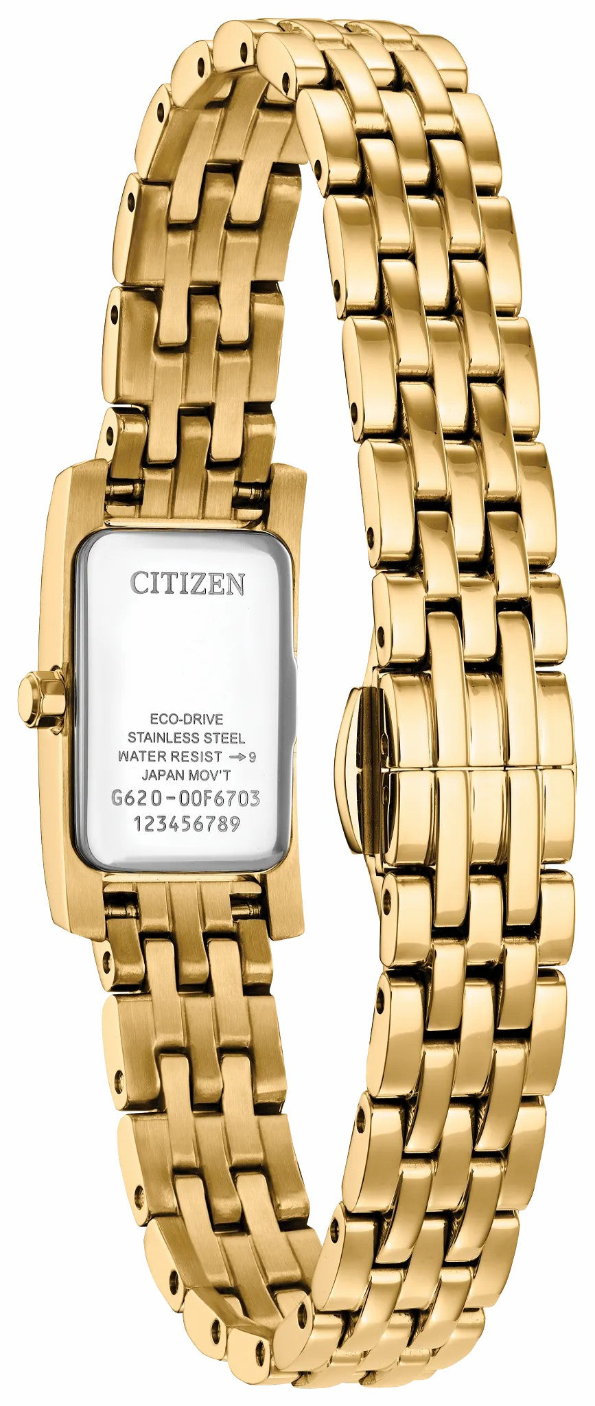 Citizen Petite Palidoro Black Dial Stainless Steel Bracelet EG7112-59E