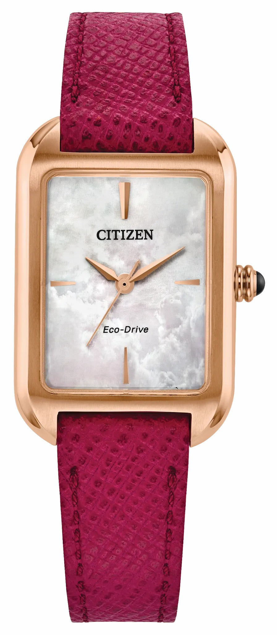 Citizen Dress Classic White Dial Leather Strap EM1193-08D