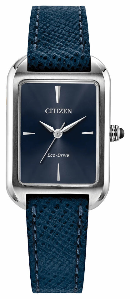 Citizen Dress Classic Blue Dial Leather Strap EM1190-06L
