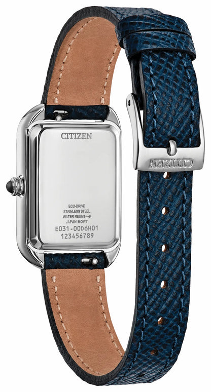 Citizen Dress Classic Blue Dial Leather Strap EM1190-06L