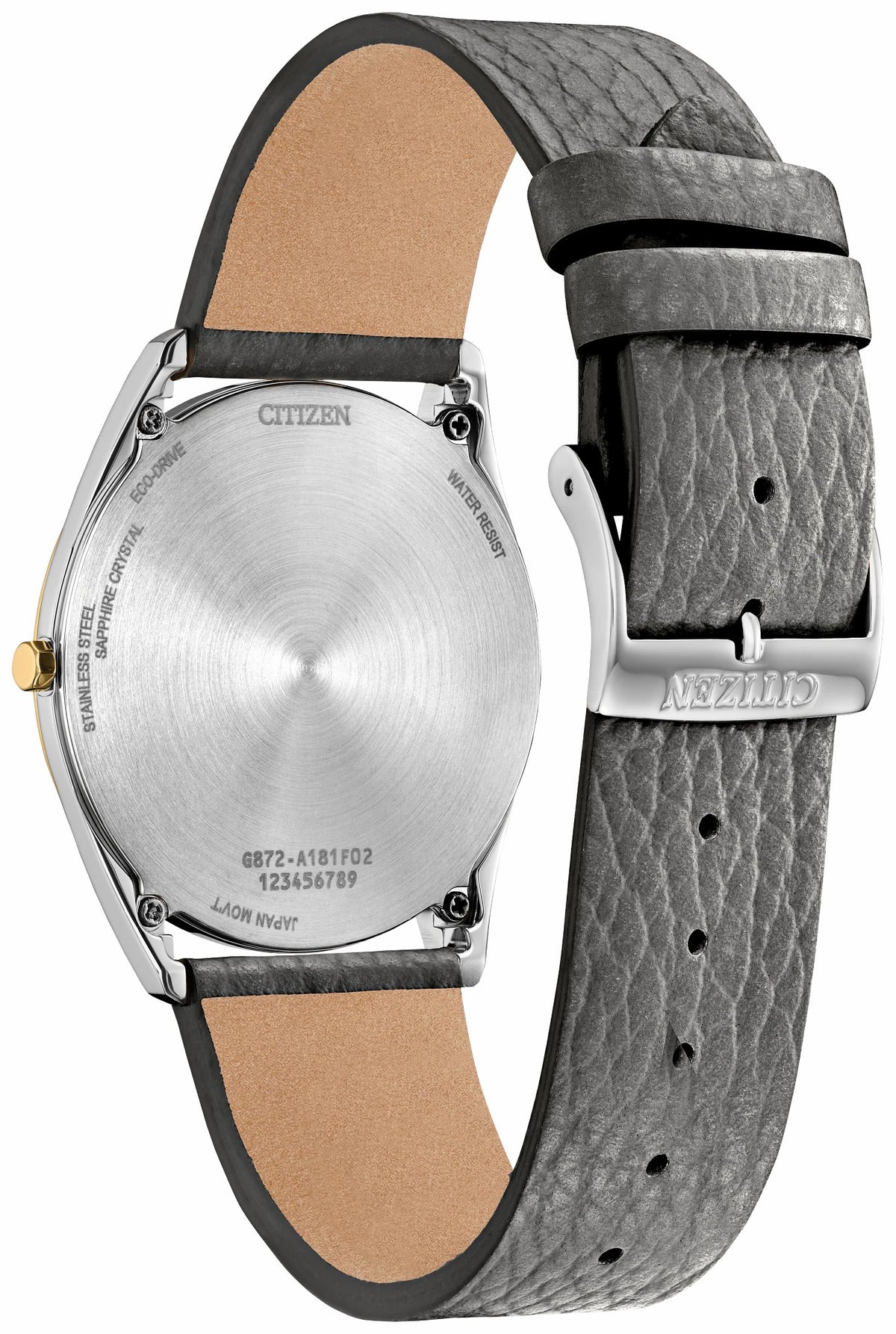 Citizen Suratto Gray Dial Leather Strap AR3124-07H