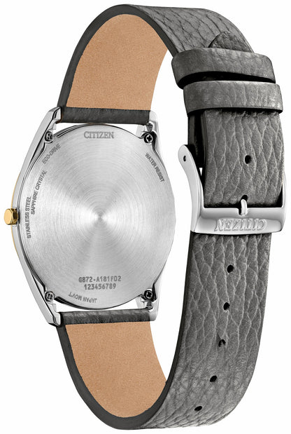 Citizen Suratto Gray Dial Leather Strap AR3124-07H