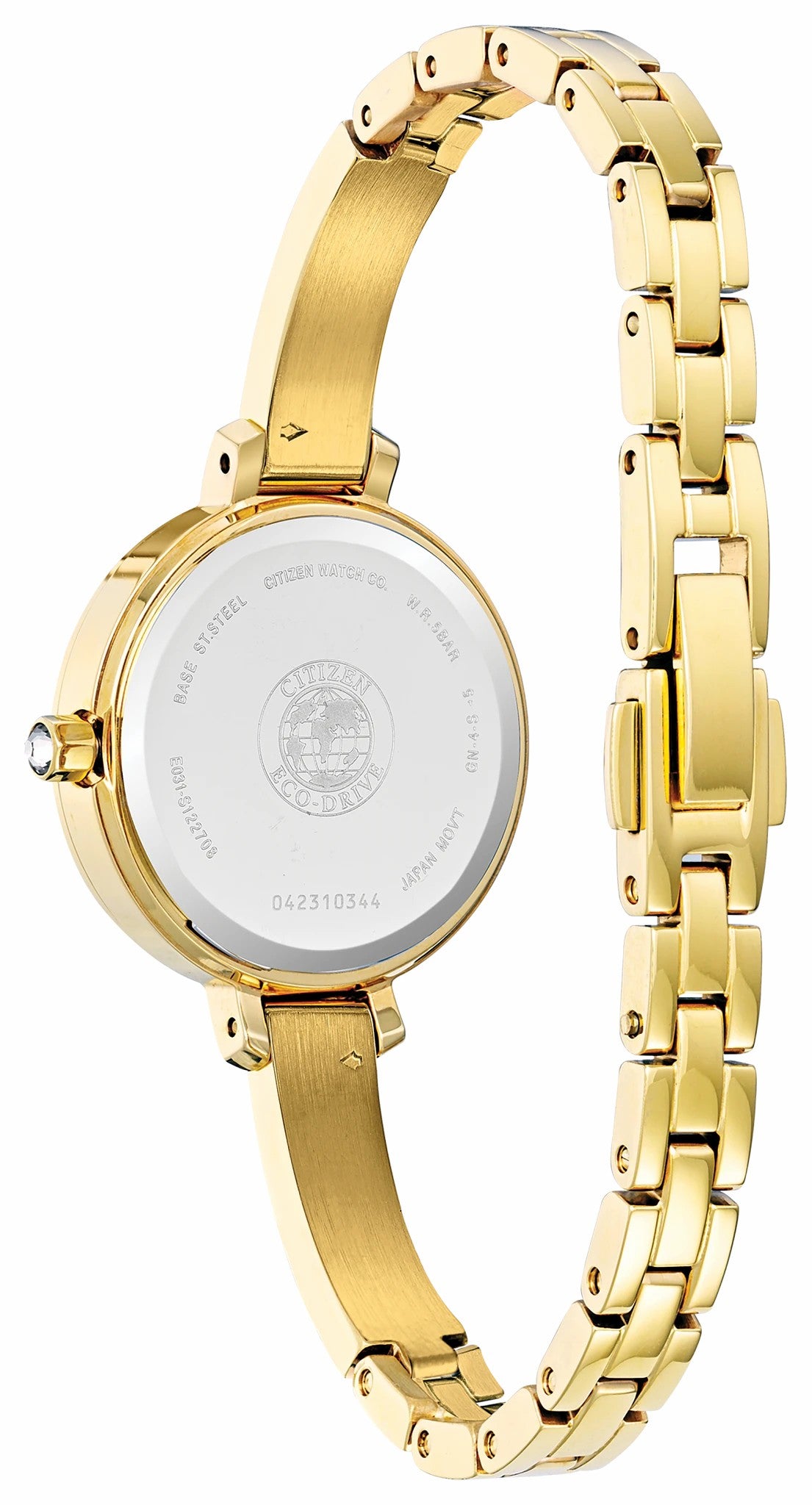 Citizen Silhouette Crystal White Dial Stainless Steel Bracelet EM0862-56D