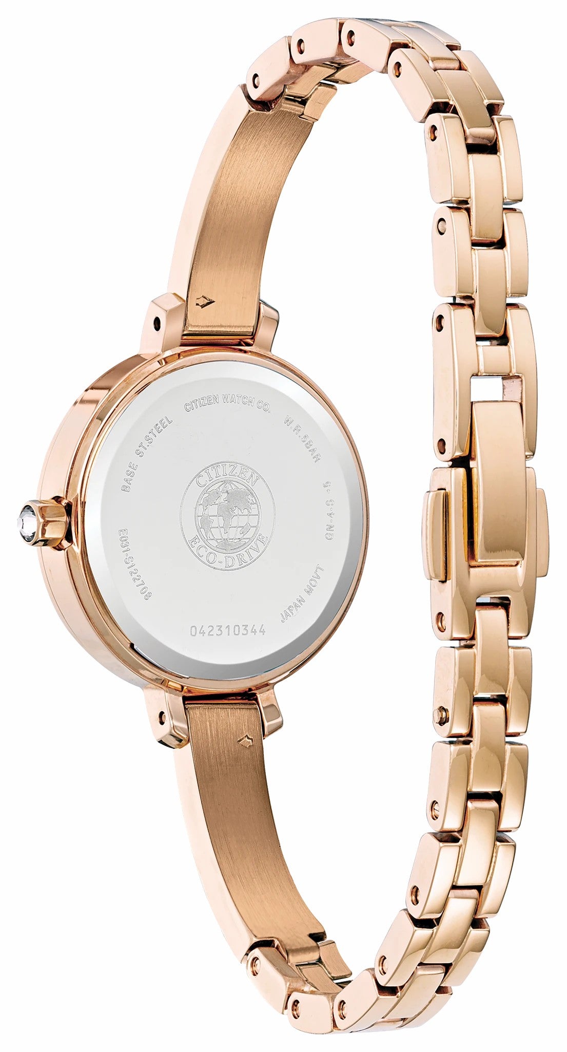 Citizen Silhouette Crystal White Dial Stainless Steel Bracelet EM0863-53D
