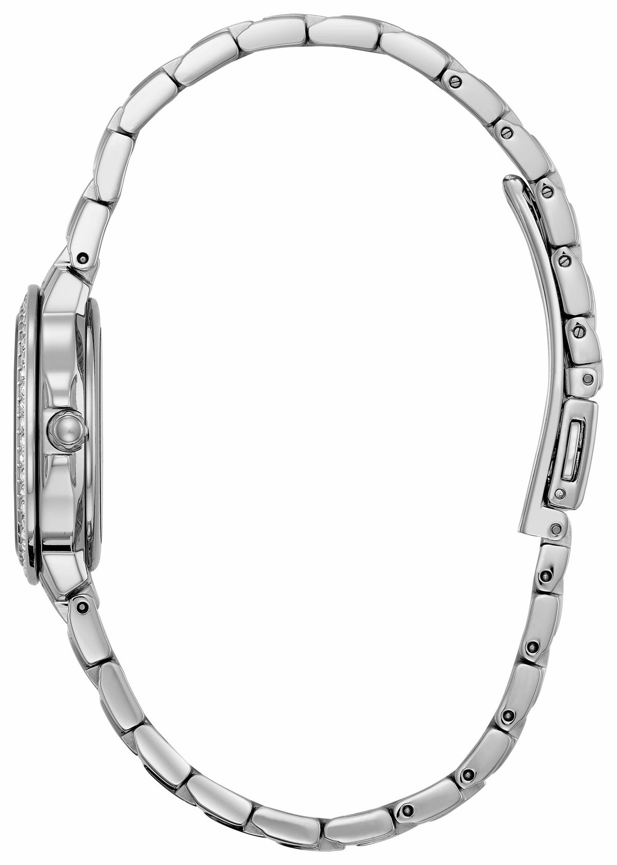 Citizen Silhouette Crystal - Ladies Eco-Drive EW2340-58A Silver Watch