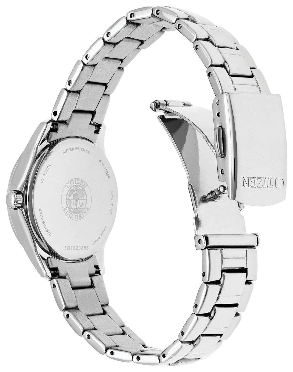 Citizen Silhouette Crystal - Ladies Eco-Drive FE1140-86X Pink Watch