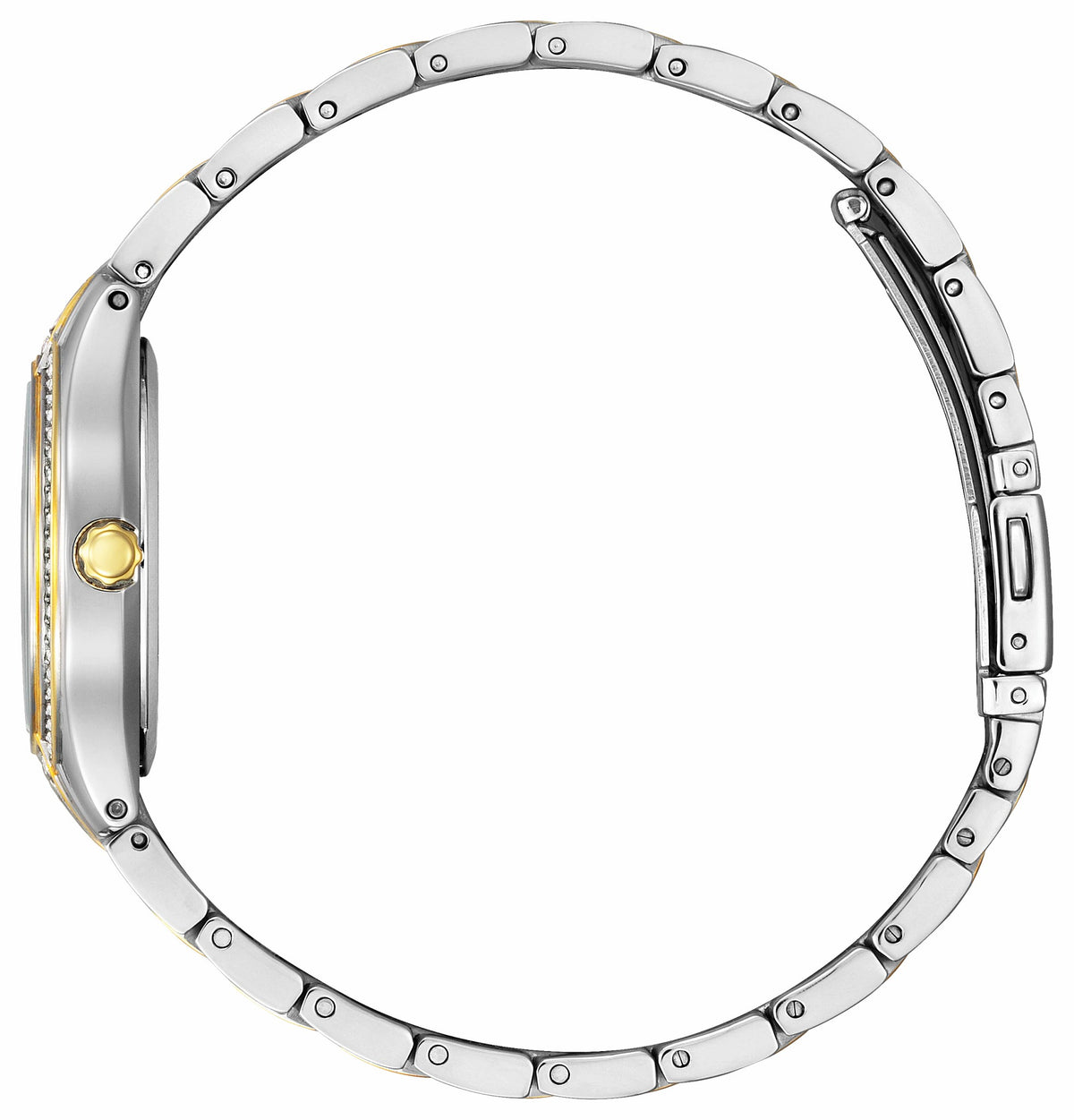 Citizen Silhouette Crystal Navy Dial Stainless Steel Bracelet FE1234-50L