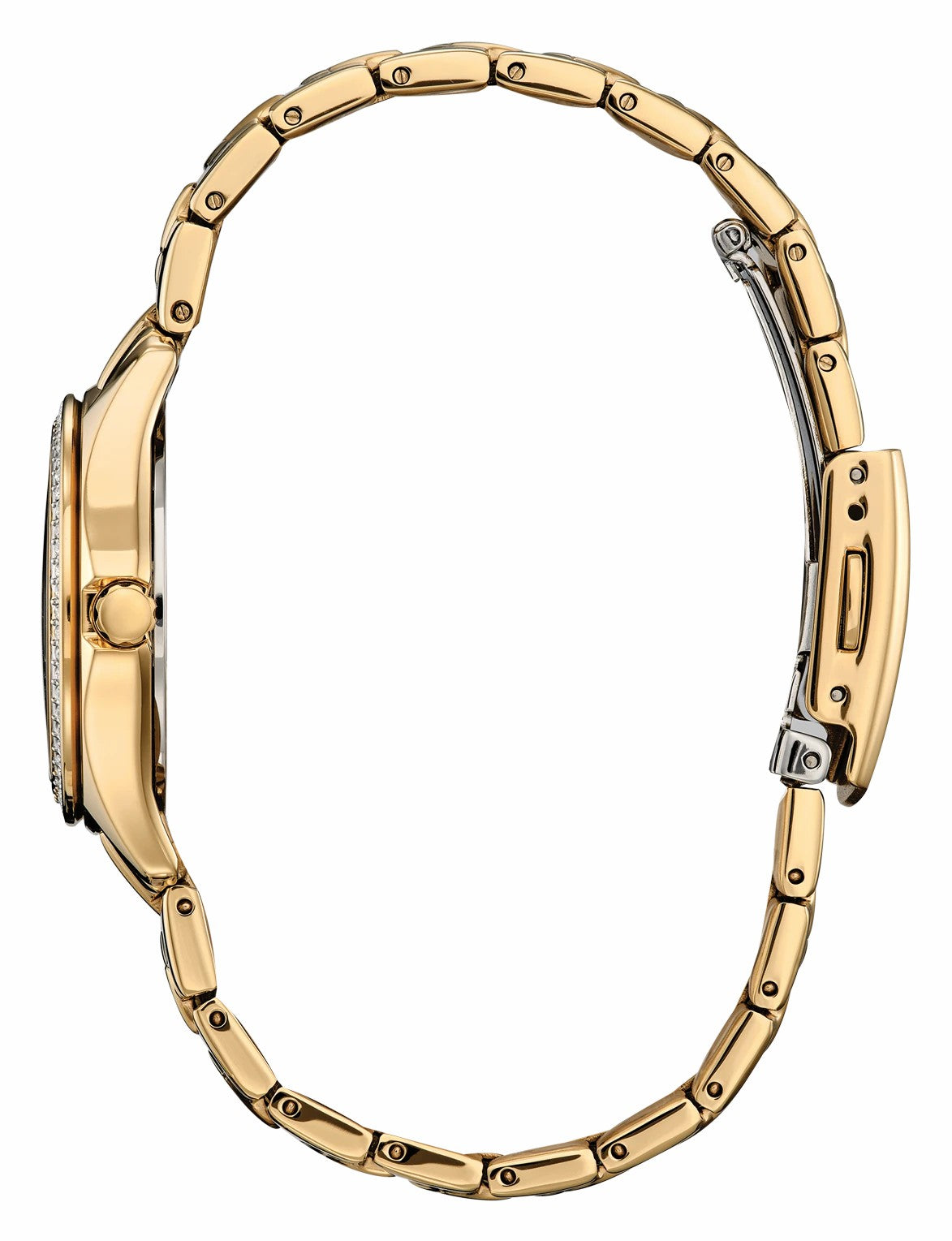 Citizen Crystal Champagne Dial Stainless Steel Bracelet FE1147-79P
