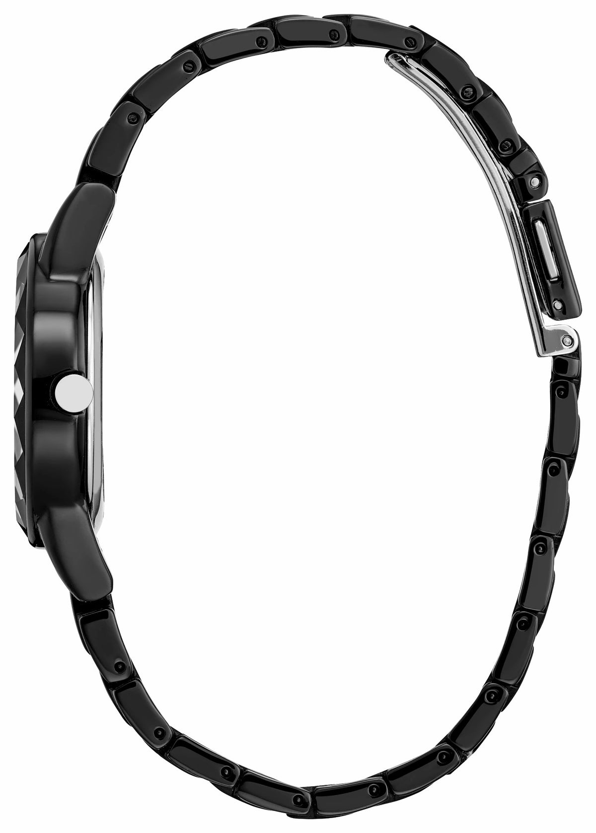 Citizen Ursula Black Dial Stainless Steel Bracelet GA1075-68W