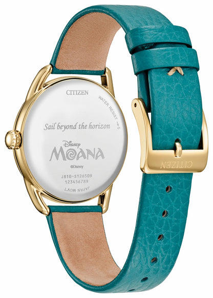 Citizen Moana's Ocean Adventure Champagne Dial Leather Strap FE6182-46Y