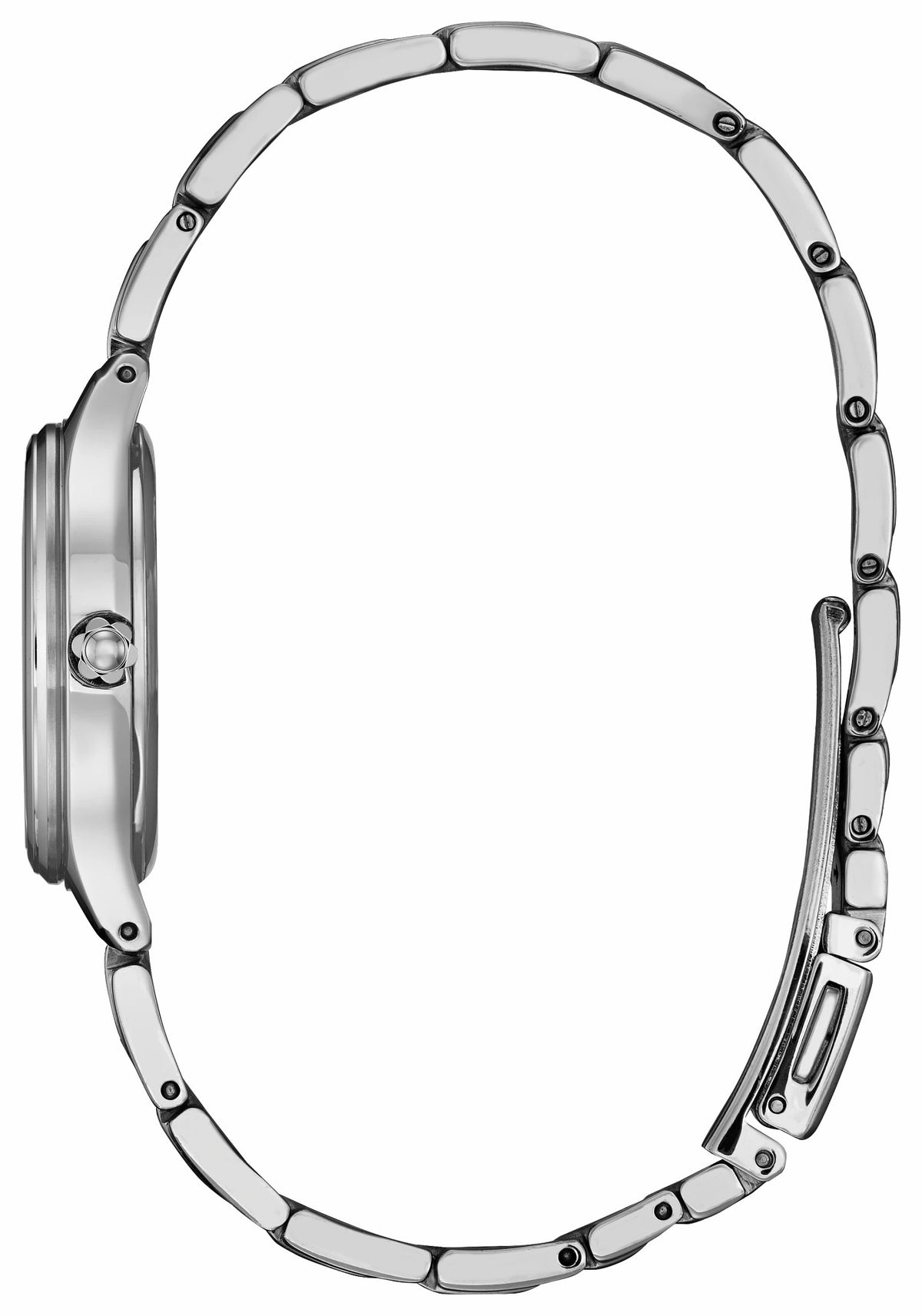 Citizen Mickey Mouse and Minnie Mouse Tango Gray Dial Stainless Steel Bracelet FE2101-58W