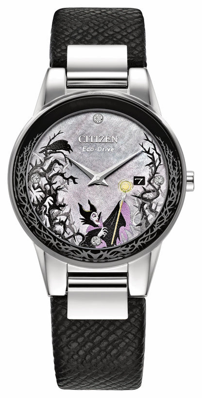 Citizen Maleficent's Charm Gray Dial Leather Strap GA1080-41Y