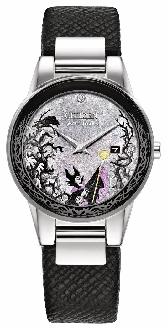 Citizen Maleficent's Charm Gray Dial Leather Strap GA1080-41Y