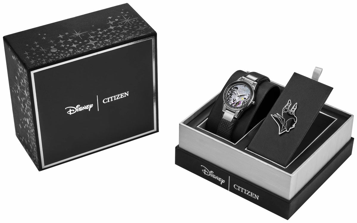 Citizen Maleficent's Charm Gray Dial Leather Strap GA1080-41Y