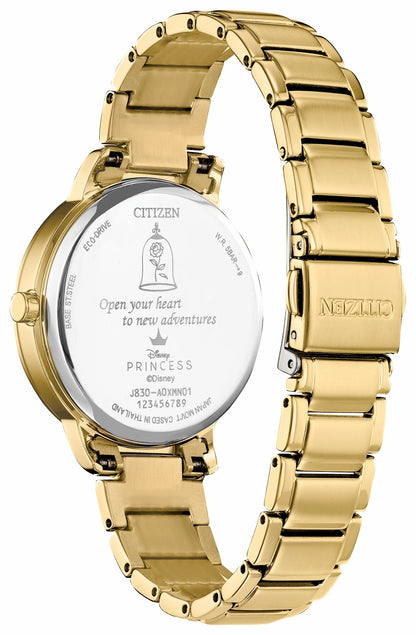 Citizen Belle and Beast Gold-Tone Dial Stainless Steel Bracelet FE7048-51D
