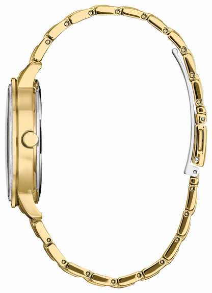 Citizen Belle and Beast Gold-Tone Dial Stainless Steel Bracelet FE7048-51D