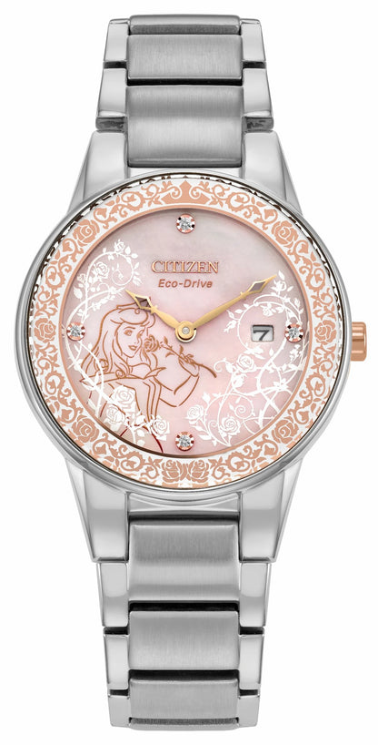 Citizen Aurora Enchanted Pink Dial Stainless Steel Bracelet GA1081-65N