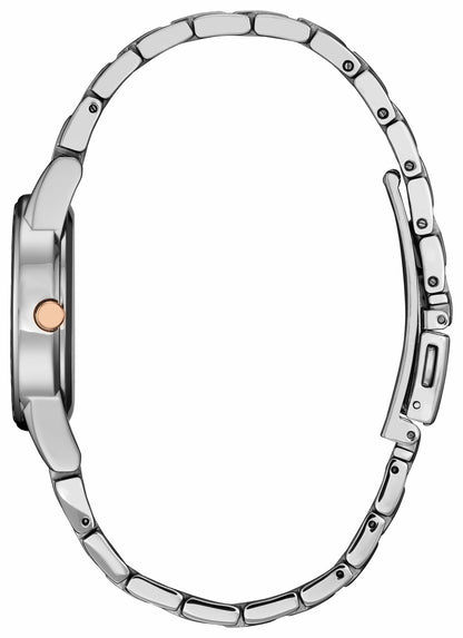 Citizen Aurora Enchanted Pink Dial Stainless Steel Bracelet GA1081-65N