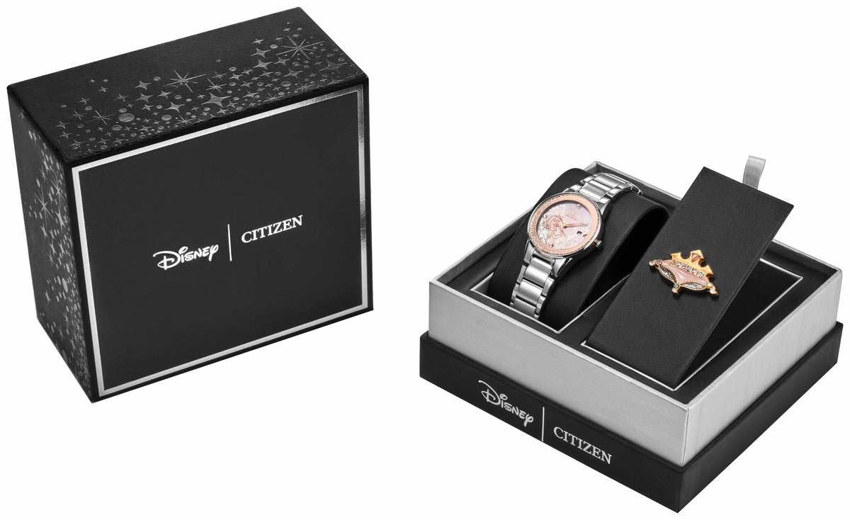 Citizen Aurora Enchanted Pink Dial Stainless Steel Bracelet GA1081-65N