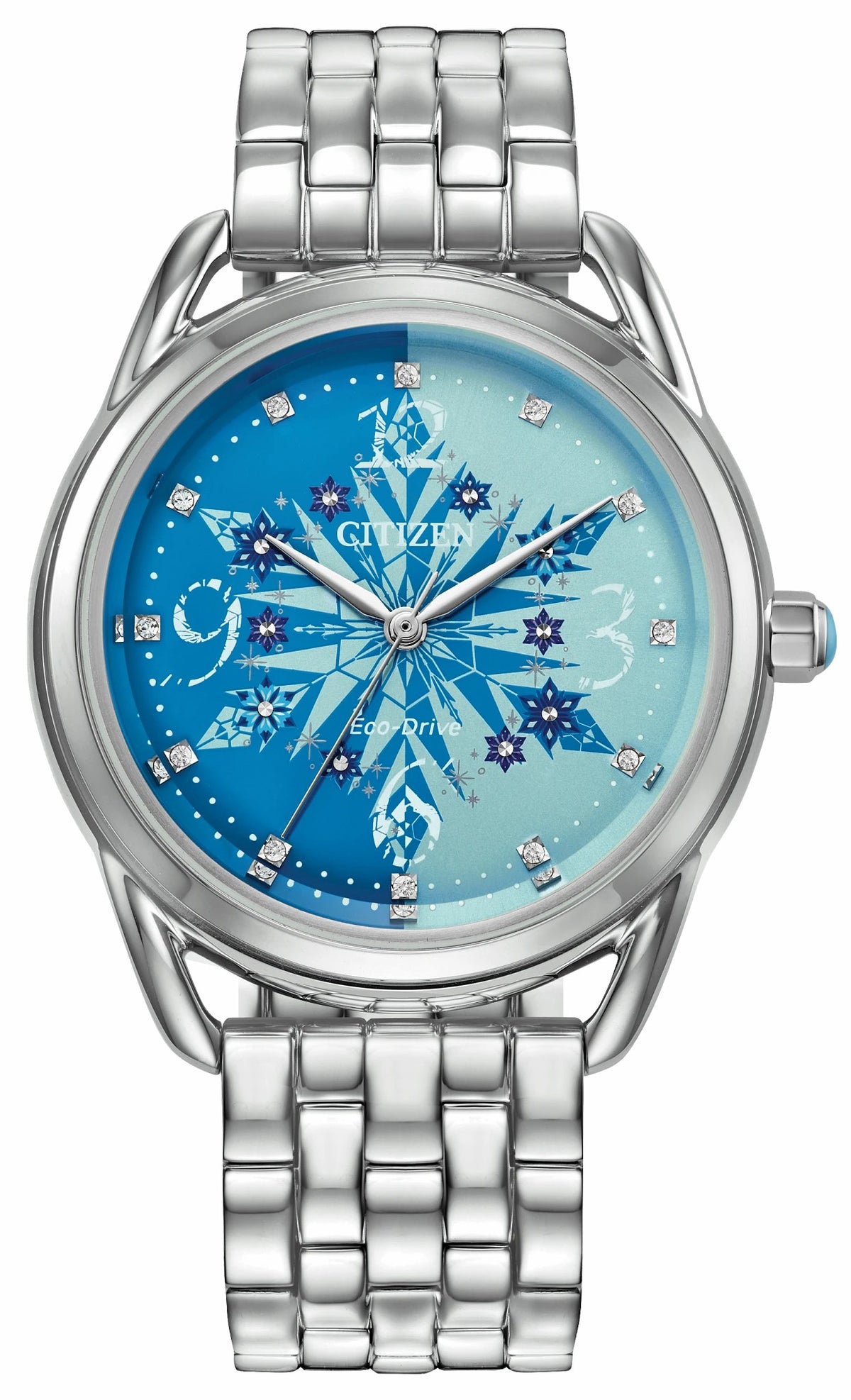 Citizen Frozen Blue Dial Stainless Steel Bracelet FE7091-61W