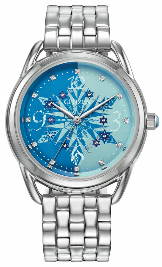 Citizen Frozen Blue Dial Stainless Steel Bracelet FE7091-61W