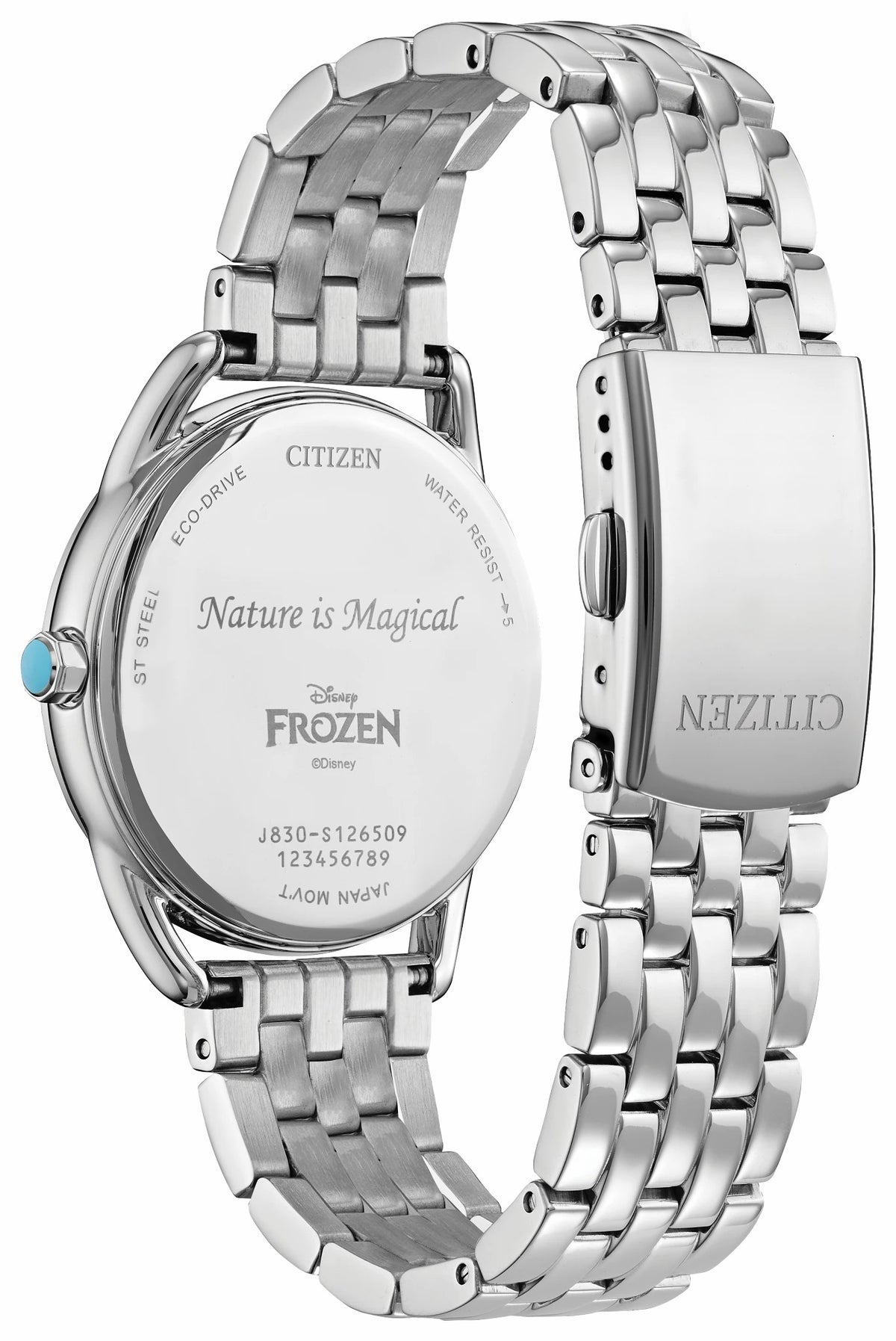 Citizen Frozen Blue Dial Stainless Steel Bracelet FE7091-61W