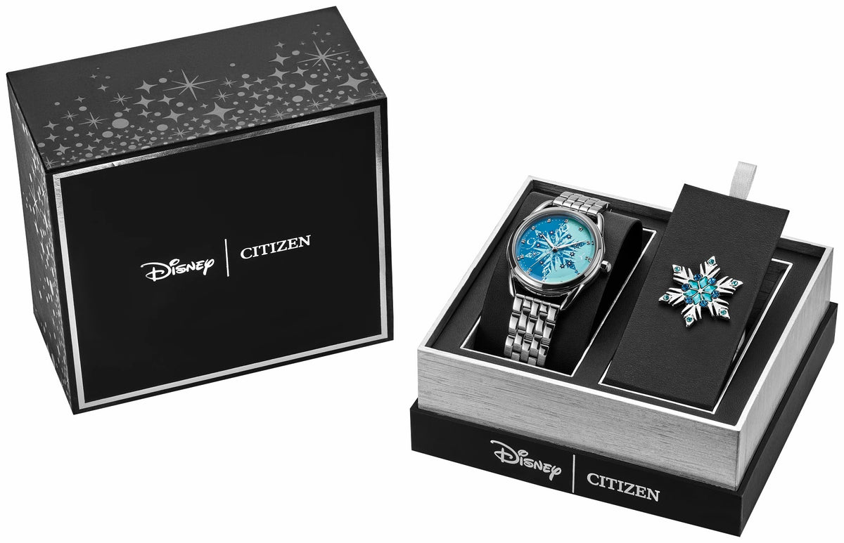 Citizen Frozen Blue Dial Stainless Steel Bracelet FE7091-61W