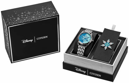 Citizen Frozen Blue Dial Stainless Steel Bracelet FE7091-61W