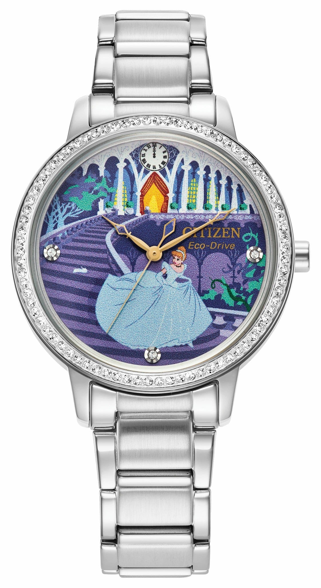 Citizen Cinderella Blue Dial Stainless Steel Bracelet FE7041-51W